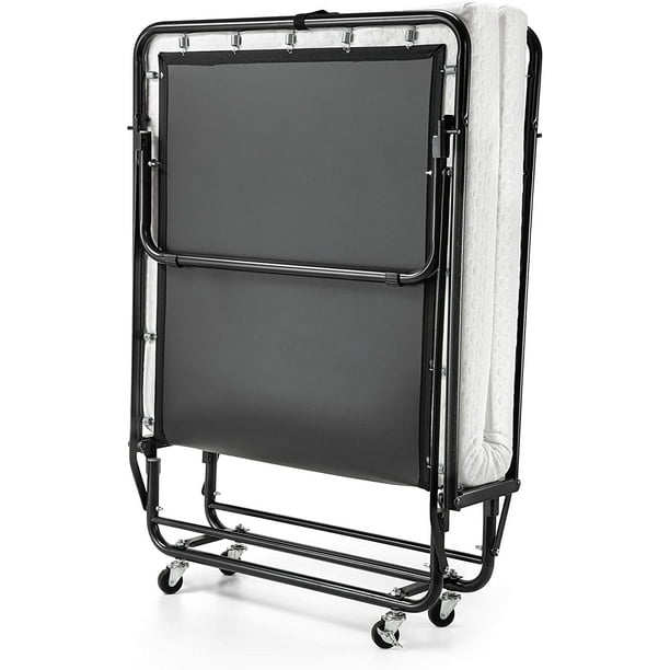 Roll Away Bed with Mattress for Adults Or Kids Heavy Duty 4 Inch