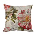 thumbnail image 1 of asddcavvf And Linen Pillowcase Flower Cushion Green Flower Leaf Cushion Sofa Living Room Cushion Cover Extra Long Pillowcase Working Wheels Pillowcase Zip Pillowcase, 1 of 4