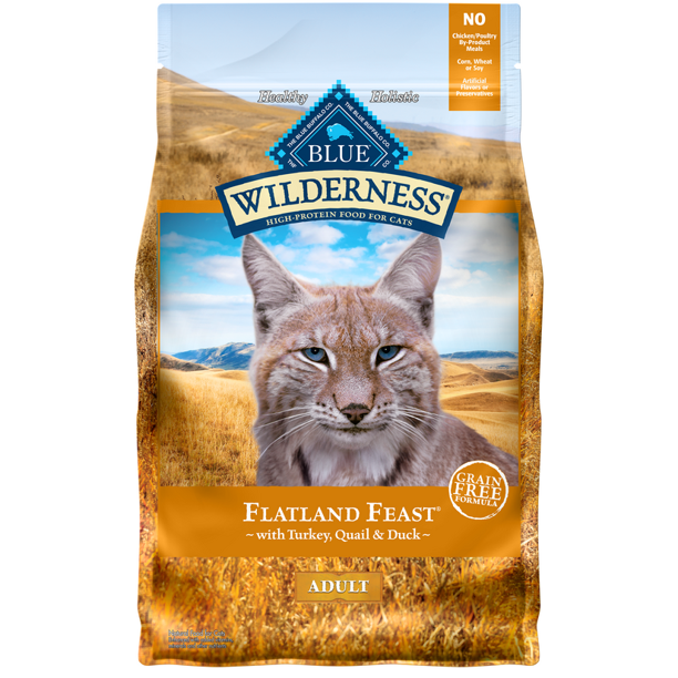 Blue Buffalo Wilderness High Protein Flatland Feast Turkey, Quail, and