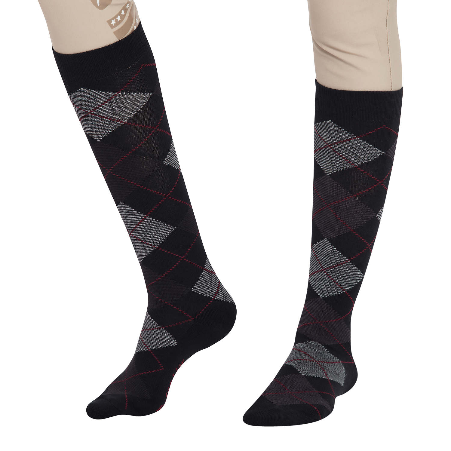 TuffRider Bamboo Argyle Socks