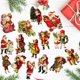 thumbnail image 3 of 45 UNIDS Colgantes del árbol de Navidad con 10 m Cuerda Santa Claus Letrero colgante de madera Feliz Meterk Colgantes Colgantes, 3 of 6