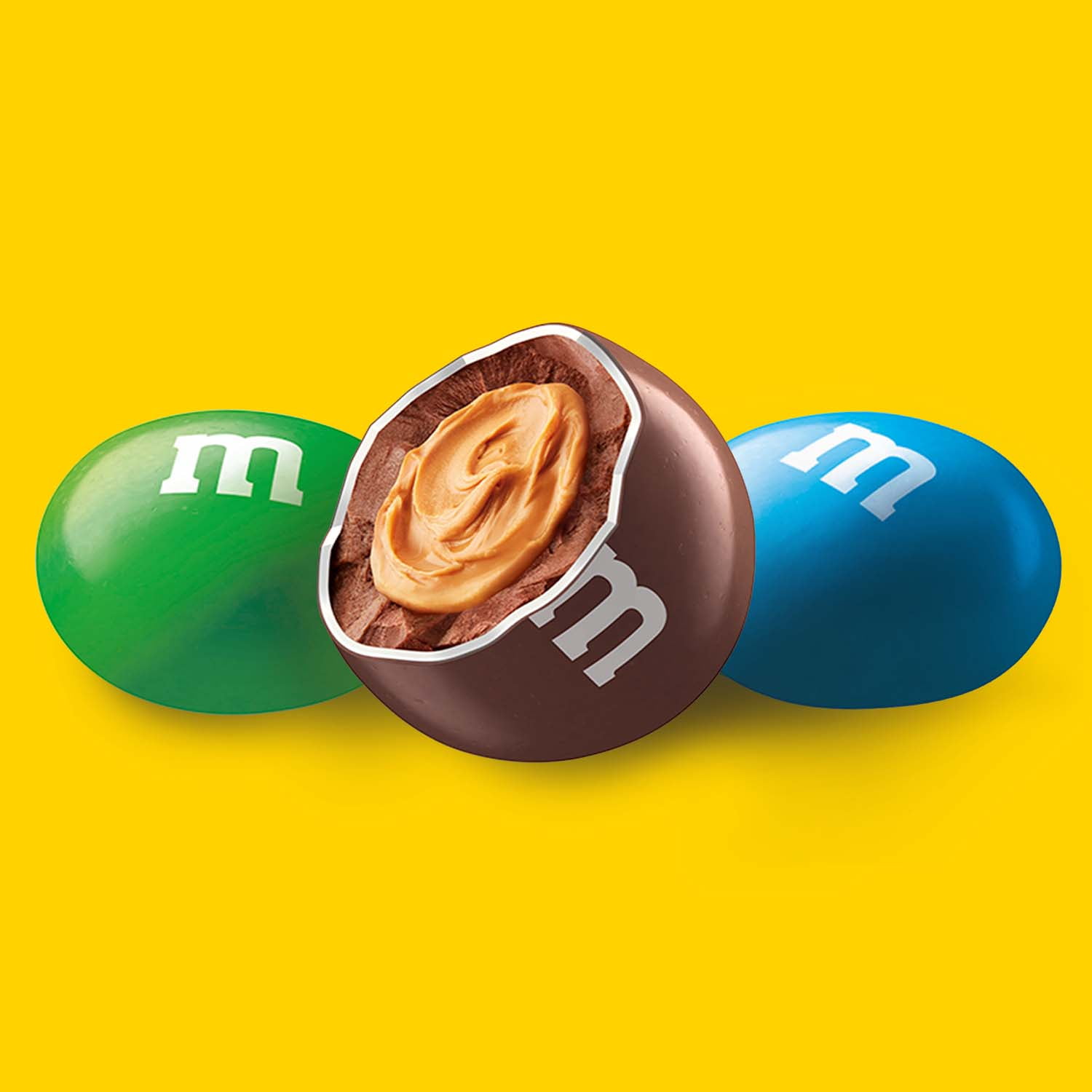 M&M'S, Peanut Butter Milk Chocolate Candies, Pantry Size Share Bag, 800g, 1 pouch, 800 g
