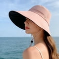 thumbnail image 6 of UPF 50+ Wide Brim Sun Hat for Women, Packable UV Protection Bucket Hat with Adjustable Chin Strap, Breathable Outdoor Hat for Hiking, Beach, Gardening, Travel & Summer Activities, 6 of 6