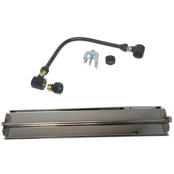 Tretco OB5SS-BK2-18-NG 18 in. 304 Stainless Steel Linear Burner Pan Kit, Natural Gas