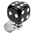 thumbnail image 2 of Steering Wheel  Knob, Power Handle  Creative Design   Durable Use  For Cars Trucks Tractors Boats Black, 2 of 8
