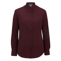 Edwards Garment Women's Banded Collar Long Sleeve Blouse, Style 5392