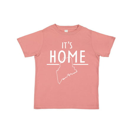 

Inktastic It s Home- Maine State Outline Gift Toddler Boy or Toddler Girl T-Shirt