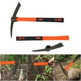 thumbnail image 2 of Giaone Heavy Duty Miniature Pick Mattock with Fiberglass Handle Garden Hand Tool for Gardening, Digging & Camping, Landscaping, 2 of 10