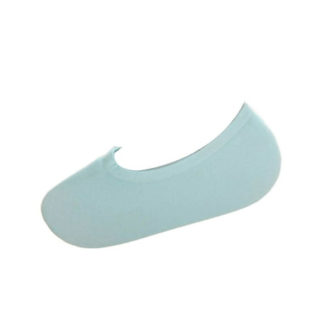 

LEAQU 1 Pair Short Socks Solid Color Anti-slip Breathable Women Low Cut Ankle Socks for Daily Wear