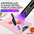 thumbnail image 3 of Yuarrent Aspergillus Flavus Detección Pen Life Linterna a prueba de agua Carga USB Identificación fluorescente Detector de dinero Lámpara con luz Iluminación novedosa Yuarrent HA017699-00, 3 of 6