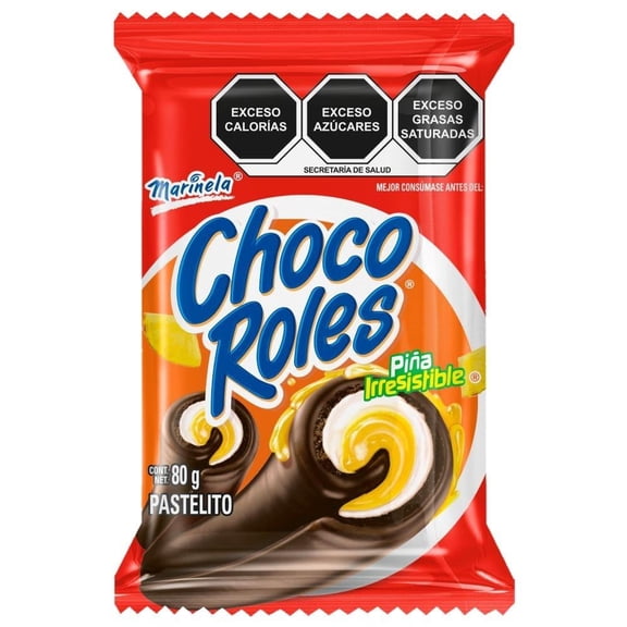 Chocoroles Marinela sabor piña 67 g