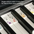 thumbnail image 4 of Piano Keyboard Label, 61 Keys Piano Sticker Promote Learning  for Practice, 4 of 8
