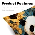 thumbnail image 2 of Panda Sunflower Covers - Set of 2 Throw Pillow Covers with Unique Patterns for Living Room Decor - Available in 16x16, 18x18, and 20x20 Inches Throw Pillows for All Occasions, 2 of 6