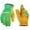 Green, variant on FEISHDEK Kids Leather Gardening Gloves for Toddlers, Breathable Yard Work Gloves(Green, Medium, Age 4-6)