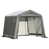 ShelterLogic 8' x 8' x 8' Peak Style Shelter, Gray