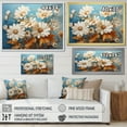 thumbnail image 4 of Designart "Serene Bouquet Of White Daisy Efflorescence II" Daisies Floater Framed Wall Decor, 4 of 5