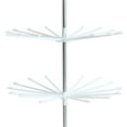 thumbnail image 3 of 3-Tier Rotation Clothes Drying Rack Foldable Laundry Hanger Tripod Stand Rack, 3 of 10