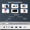 thumbnail image 2 of Proyector NexiGo Bluetooth WiFi PJ10 1080P Alta Luminosidad Reacondicionado, 2 of 8
