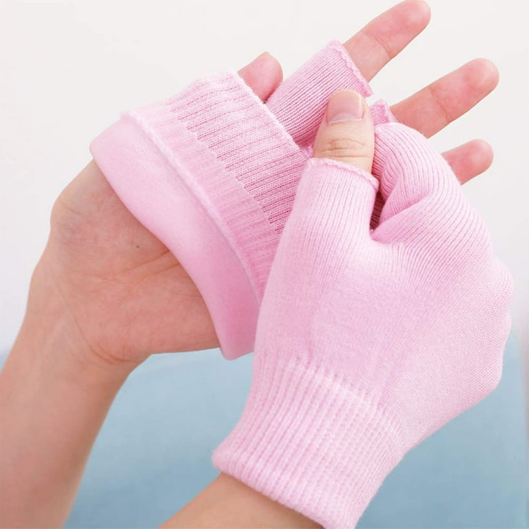 Moisturizing Socks Gloves for Repairing Softening Foot Moisturizer Socks  Gel Spa Gloves Dry Cracked Hand Foot Skin Care Aloe Lotion Silicone  insidePink
