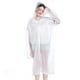 thumbnail image 1 of 2 ponchos impermeables transparentes y reutilizables para exteriores, de EVA, a la moda, portátiles, impermeables, gruesos, con capucha y mangas, para adultos, hombres y mujeres., 1 of 7