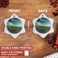 thumbnail image 3 of 3drose, Austrian Countryside, 3 inch Snowflake Porcelain Ornament, 3 of 7