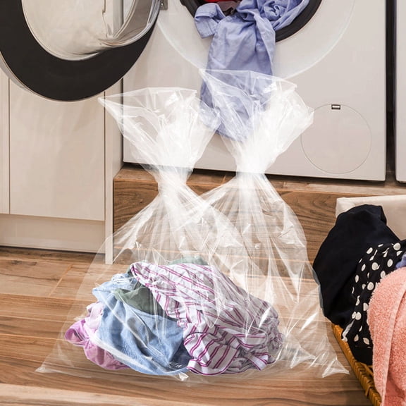 COMPUKAS Extra Large Transparent Storage Bag for Various Occasions 4Pcs