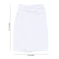 thumbnail image 4 of Toalla de baño portátil para hombre con bolsillo, cintura elástica, manta suave para nadar en la playa (blanco), 4 of 8