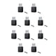 thumbnail image 2 of sweethay Adaptador de audio Bluetooth 5.1 Receptor de audio inalámbrico USB de 3,5 mm Receptor Bluetooth de salida dual con micrófono incorporado 10piezas, 2 of 6