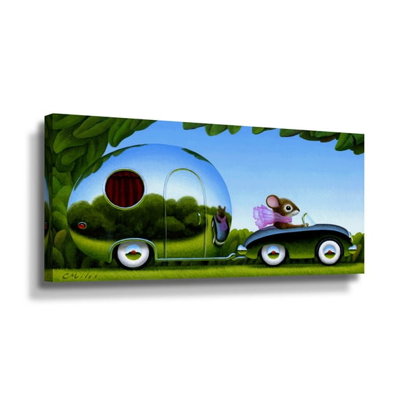 Artwall Touring, Gallery Wrapped Canvas by Chris Miles