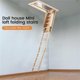 thumbnail image 5 of 1:12 Dollhouse Mini Modern Miniature Furniture Folding Attic Stairs, 5 of 5