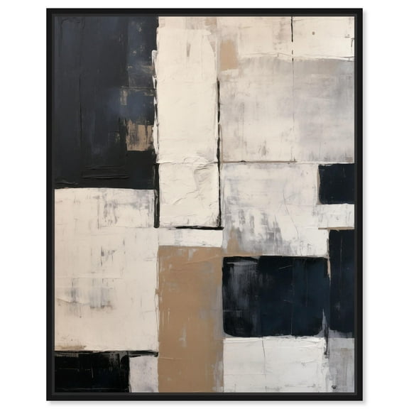 Nocturne Essence II Canvas Modern Boho by Art Remedy, Black Frame, 16" x 20"