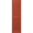 thumbnail image 6 of Ekena Millwork 15"W x 38"H Americraft Two Equal Louver Exterior Real Wood Shutters (Per Pair), Colorful Leaves, 6 of 10