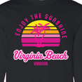 thumbnail image 4 of Inktastic Summer Enjoy the Sunshine Virginia Beach Virginia in Pink Long Sleeve T-Shirt, 4 of 5
