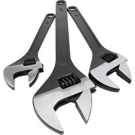 UPC 099575280009 product image for Klutch 3-Pc. Jumbo Adjustable Wrench Set | upcitemdb.com