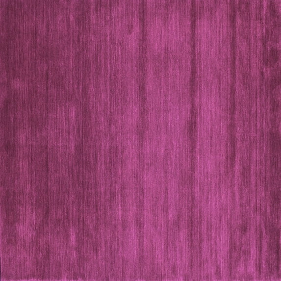 Ahgly Company Indoor Square Abstract Purple Contemporary Area Rugs, 7' Square