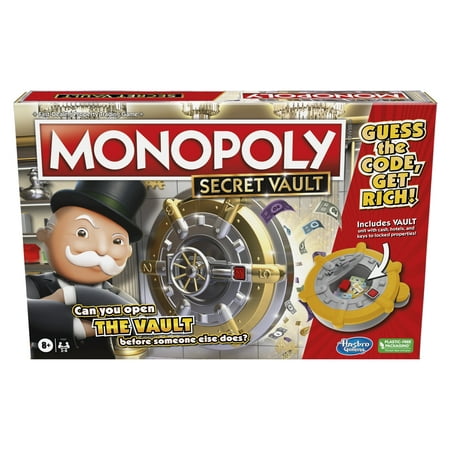 UPC 195166190921 product image for Monopoly Secret Vault Board Game  Family Board Game for 2-6 Players | upcitemdb.com