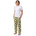 thumbnail image 2 of PJammy Men's Tropical Pineapples Tossed All-Over Print Lounge Sleep Pajama Pants, 2 of 5