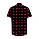 thumbnail image 4 of Camisas de Manga Larga para Hombres Día de San Valentín Impreso Botón Solapa, Camisa de Manga Corta Casual para Regalos, 4 of 9