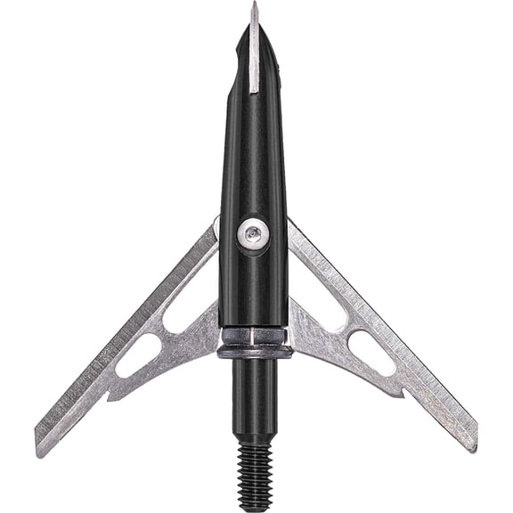 Rage Black Series Cut on Contact 2 Blade Archery Broadhead, 3 Pack