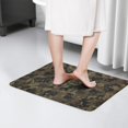thumbnail image 4 of Brown Green Camo Classic Pattern Flannel Non Slip Door Rugs,Washable Door Mats Indoor,Decorative Door Mats,Dirt-Resistant and Absorbent Doormat for Entrance,Bedroom,Kitchen,Bathroom,23.5x16in(60x40cm), 4 of 5