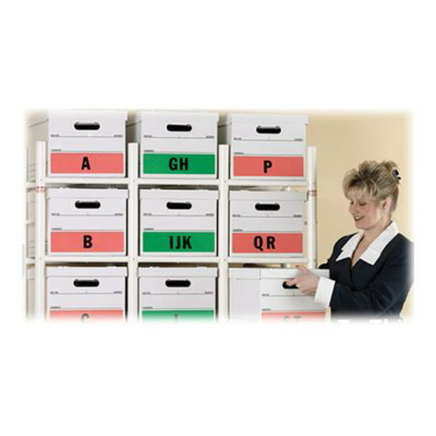 Bin Warehouse File Box Storage Tower, File Box Storage Shelves