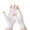 White, variant on 10Pcs Breathable Half Finger Cotton Gloves Lightweight Comfortable for Labor and Daily Hand Protected Improved Grip and Control