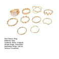 thumbnail image 7 of Grofry 10 Pcs Gold Knuckle Rings Set for Women Boho Twist Cross Irregular Geometric Rings Stackable Midi Rings Pack Gift for Various Occasions, 7 of 7