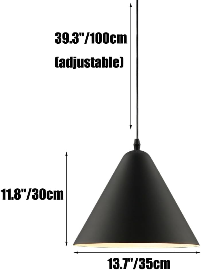 Modern Simple Metal Pendant Lamp, Minimalism Colorful Pendant Lighting, Rustic Farmhouse Pendant Light, Single Pendant Light Fixture for Kitchen Sink Bar Bedroom Bedside