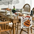 thumbnail image 4 of Camino de mesa Artoid Mode Pumpkins Spider Web Halloween 33 x 275 cm, 4 of 7