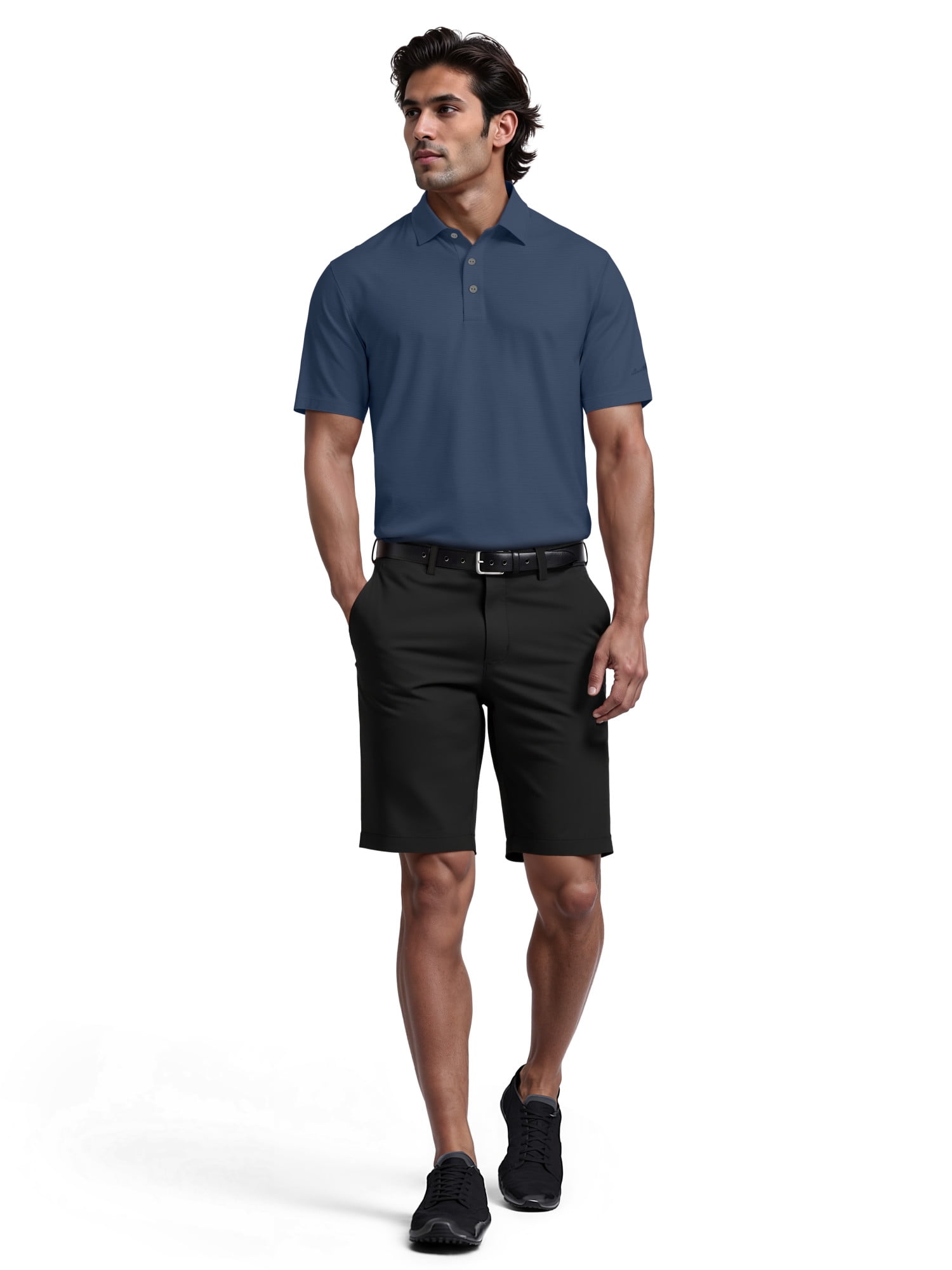 Ben Hogan Men's & Big Men's Performance Solid Polo Shirt with Short Sleeves, Sizes S-5XL