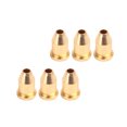 thumbnail image 3 of EeaseCA 6pcs Bullet Shape External Thread Guitar String Caps Mounting Buckle Through Body Ferrules Bushing Parts Guitar Accessories (Golden), 3 of 7