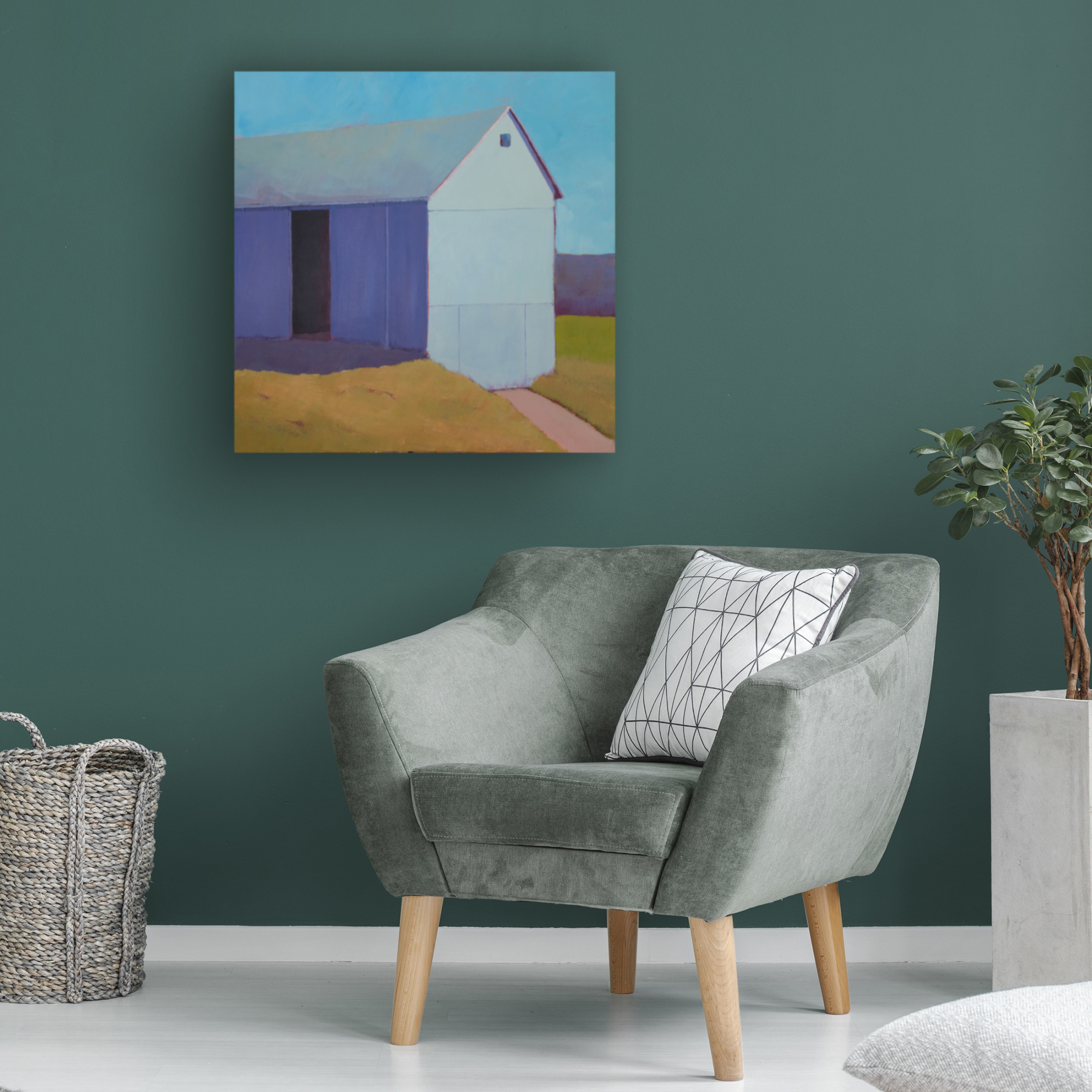 Trademark Fine Art Carol Young Homestead Barn II Canvas Wall Art