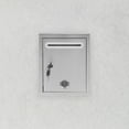 thumbnail image 2 of Outdoor Metal Locking Mailbox Wall Mounted Locking Mailbox with Slot Stainless Steel Mailbox for Outside Suggestion Box Mail Case, 2 of 8