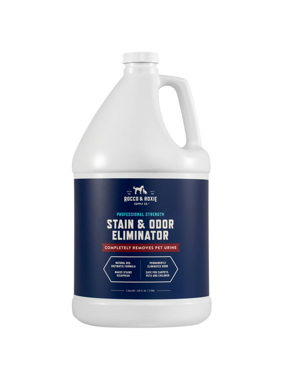 Rocco & Roxie Pet Carpet Cleaner Stain Remover & Urine Odor Eliminator, Any Surface, , 1 Gallon